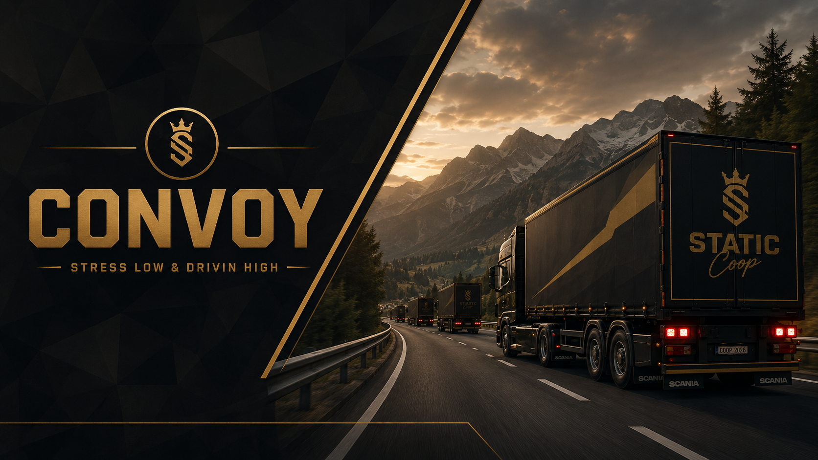 Static Coop convoy official brand visual
